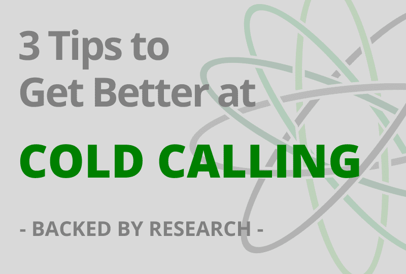 3 tips to get better at cold calling