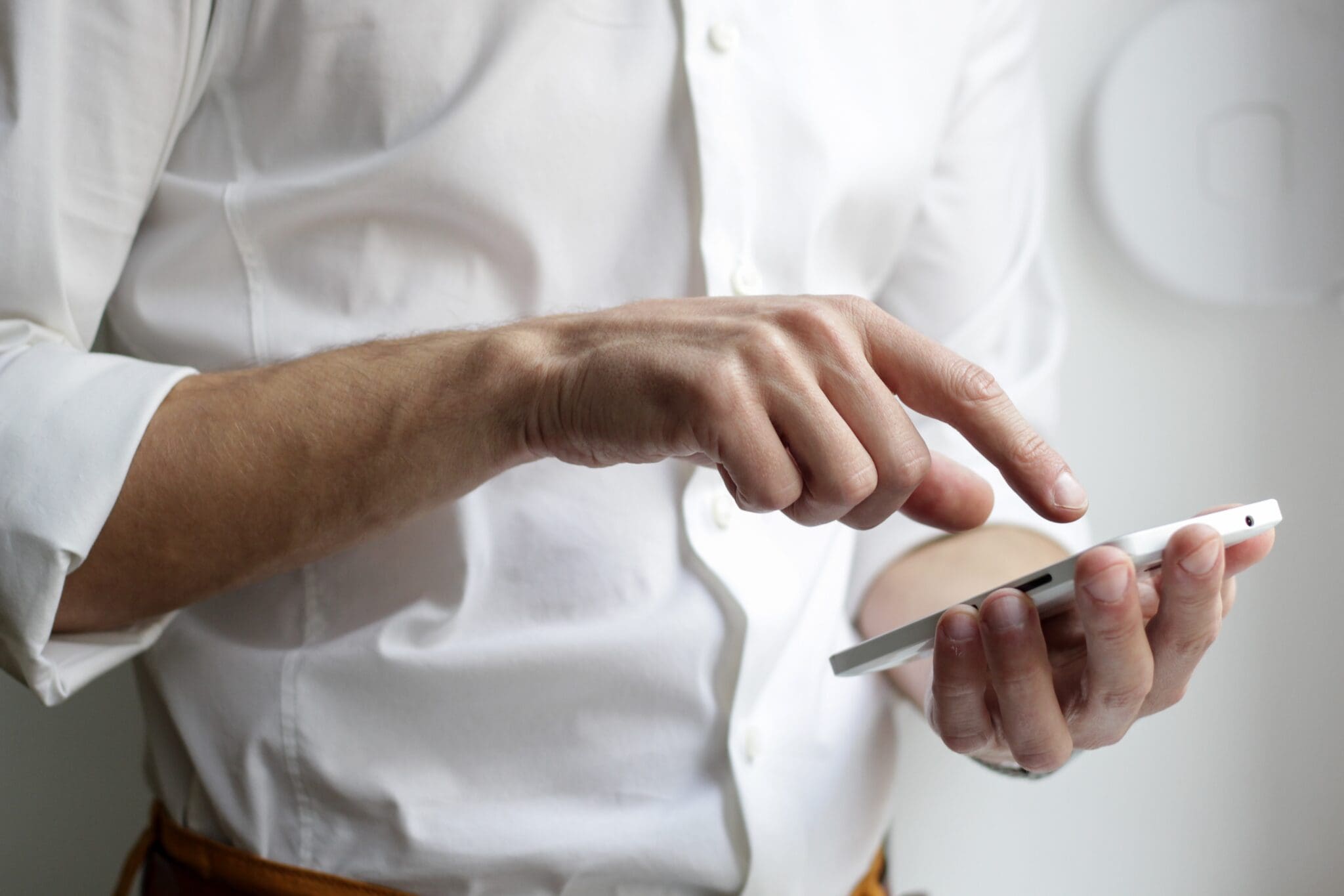 cold calling businessman